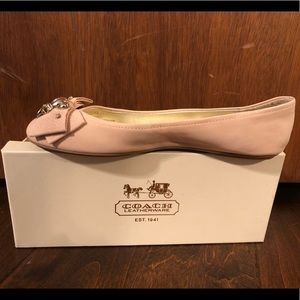 Coach ballet flats with bow